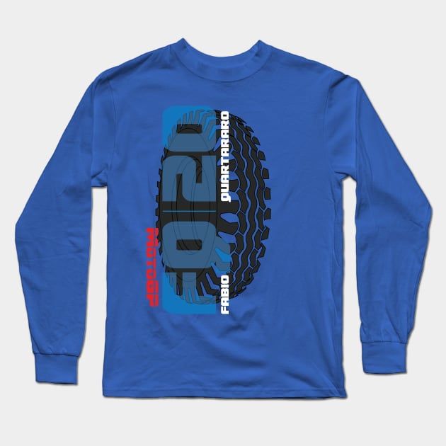 Fabio Quartararo 20 Superbike Motorcycle Racer MotoGP Long Sleeve T-Shirt by CGD